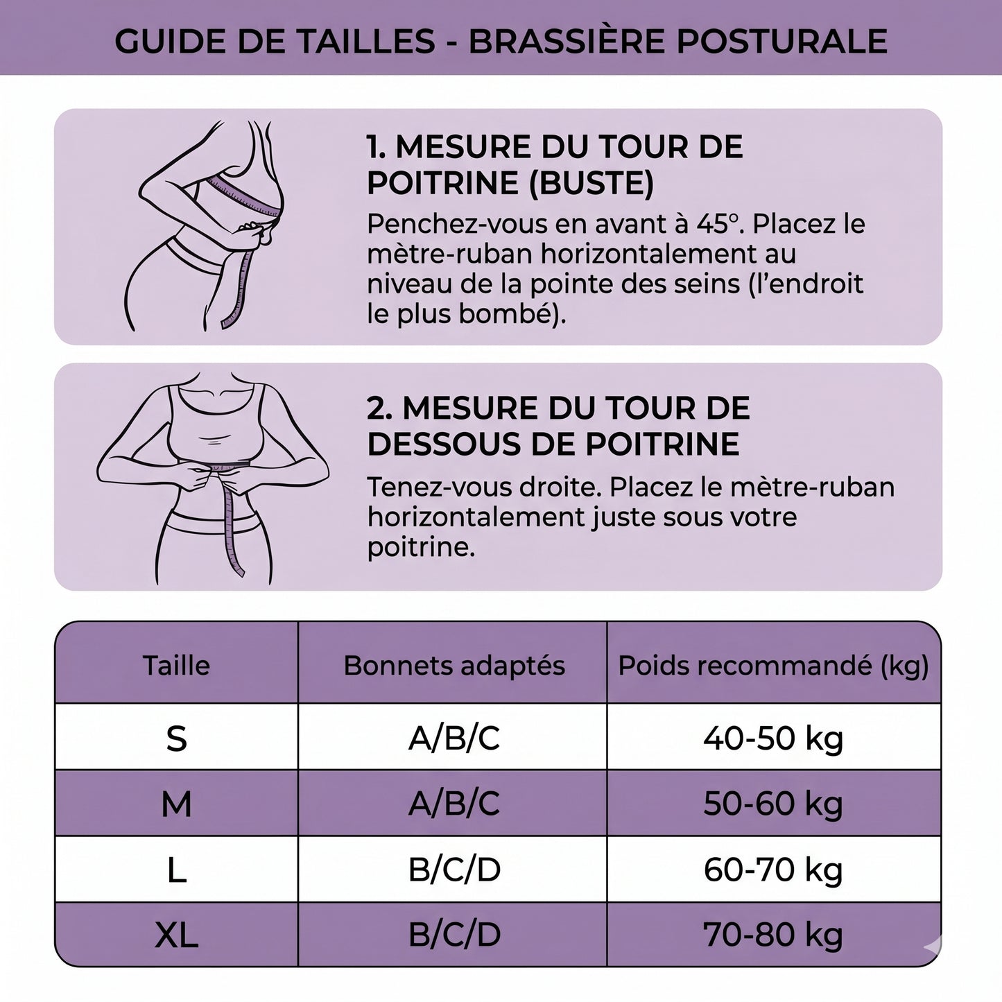 Brassière posturale Elya